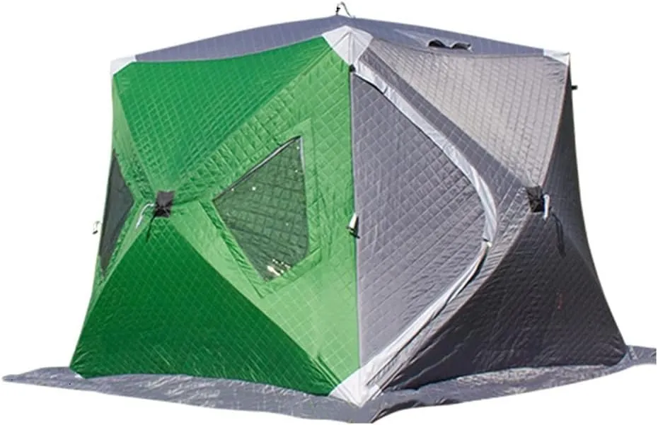 1-4 Winter Fishing Tent Winter Ice Fishing Tent Camping Tent Windproof and Rainproof Outdoor Winter Fishing Warm Tent (Color : D, Size : 220 * 220 * 160cm) (D 220 * 220 * 160cm)