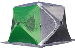1-4 Winter Fishing Tent Winter Ice Fishing Tent Camping Tent Windproof and Rainproof Outdoor Winter Fishing Warm Tent (Color : D, Size : 220 * 220 * 160cm) (D 220 * 220 * 160cm)