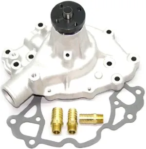 1428900 Performance Quotient 5/8" Pilot Shaft As-Cast High Flow Aluminum Water Pump for Ford 289 1965-68, 302-351W 1968-69