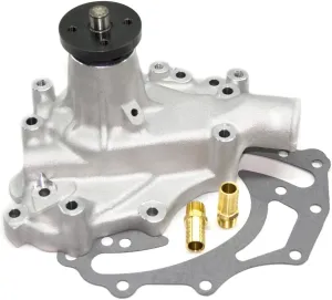 1435100 Performance Quotient As-Cast 5/8" Pilot Shaft High Flow Aluminum Water Pump for Ford 351C and 351M/400 1970-82