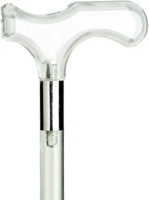 1" Diameter Derby Lucite Stick Walking Poles, Multicolor