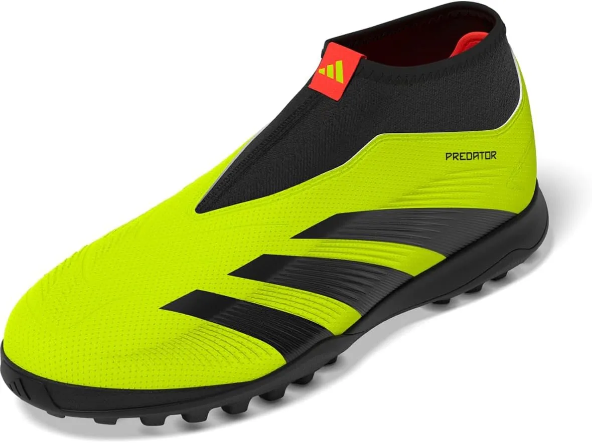 adidas Unisex-Child League Predator 24 Laceless Turf Sneaker