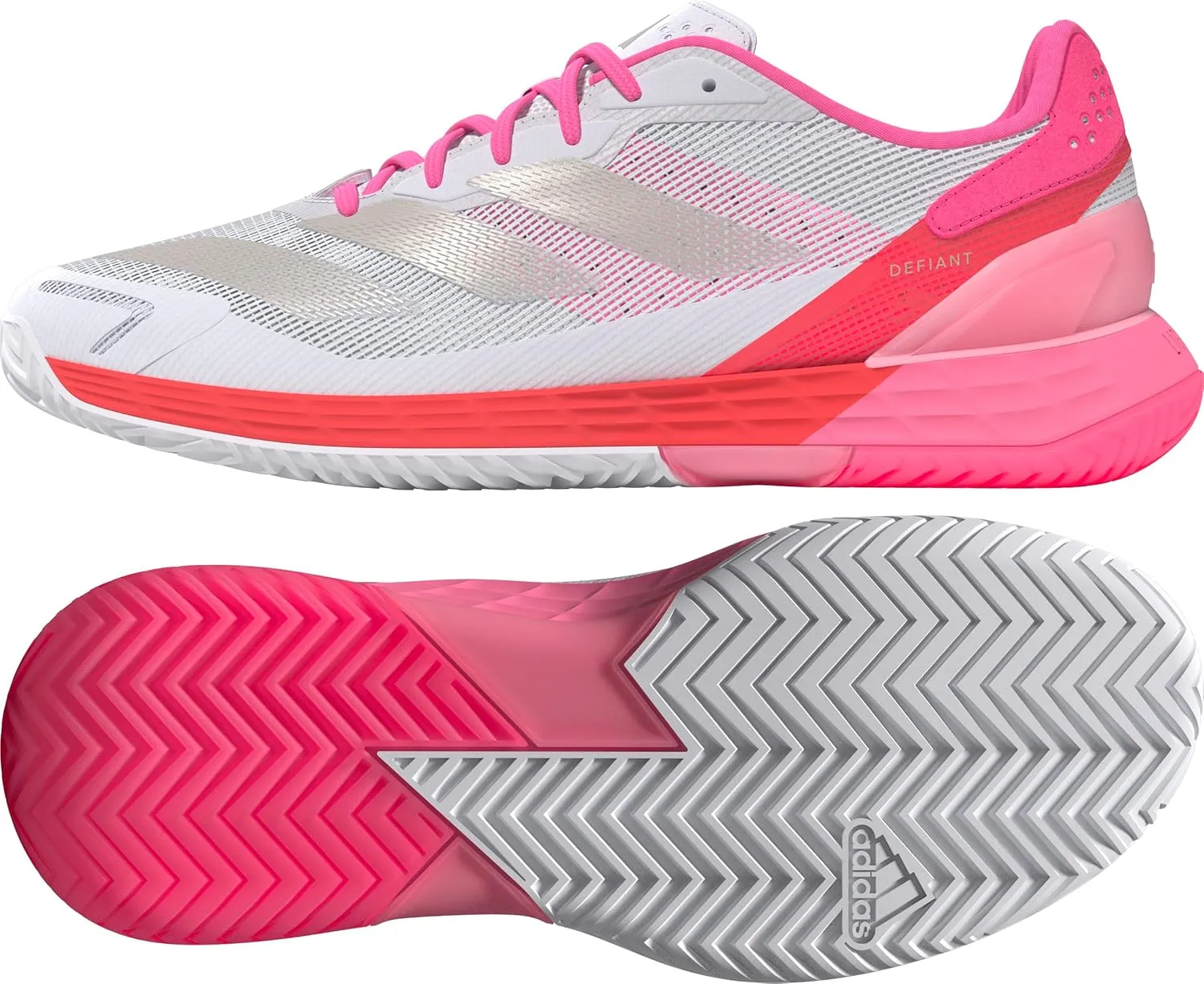 adidas Women's Defiant Speed 2 Tennis Shoes Sneaker