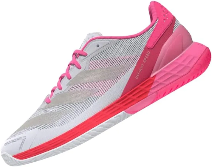 adidas Women's Defiant Speed 2 Tennis Shoes Sneaker