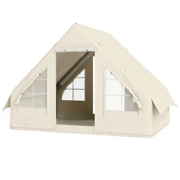AeroShell 3P Inflatable Base Tent – Rapid Deploy Shelter with Pump and Sun Shield