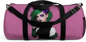 Agent of Chaos Punk Duffel Bag | Bold Gothic Streetwear Design | Durable and Lightweight