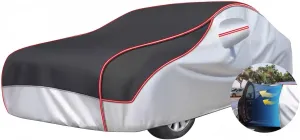 Anti-Hail Car Cover for Toyota Caldina 1992-2007, Waterproof All Weather Full car Cover, Multifunctional-Layer Thickened Cotton Automobiles for Rain Snow Sun Hail(Black)