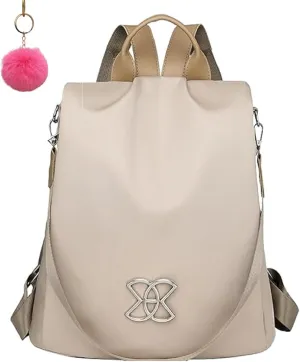 Anti Theft Large Capacity Backpack, Lightweight Oxford Cloth Backpack, Leisure Shoulder Bag For Women