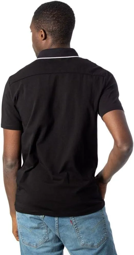 Armani Exchange Men's Short Sleeve Jersey Knit Polo