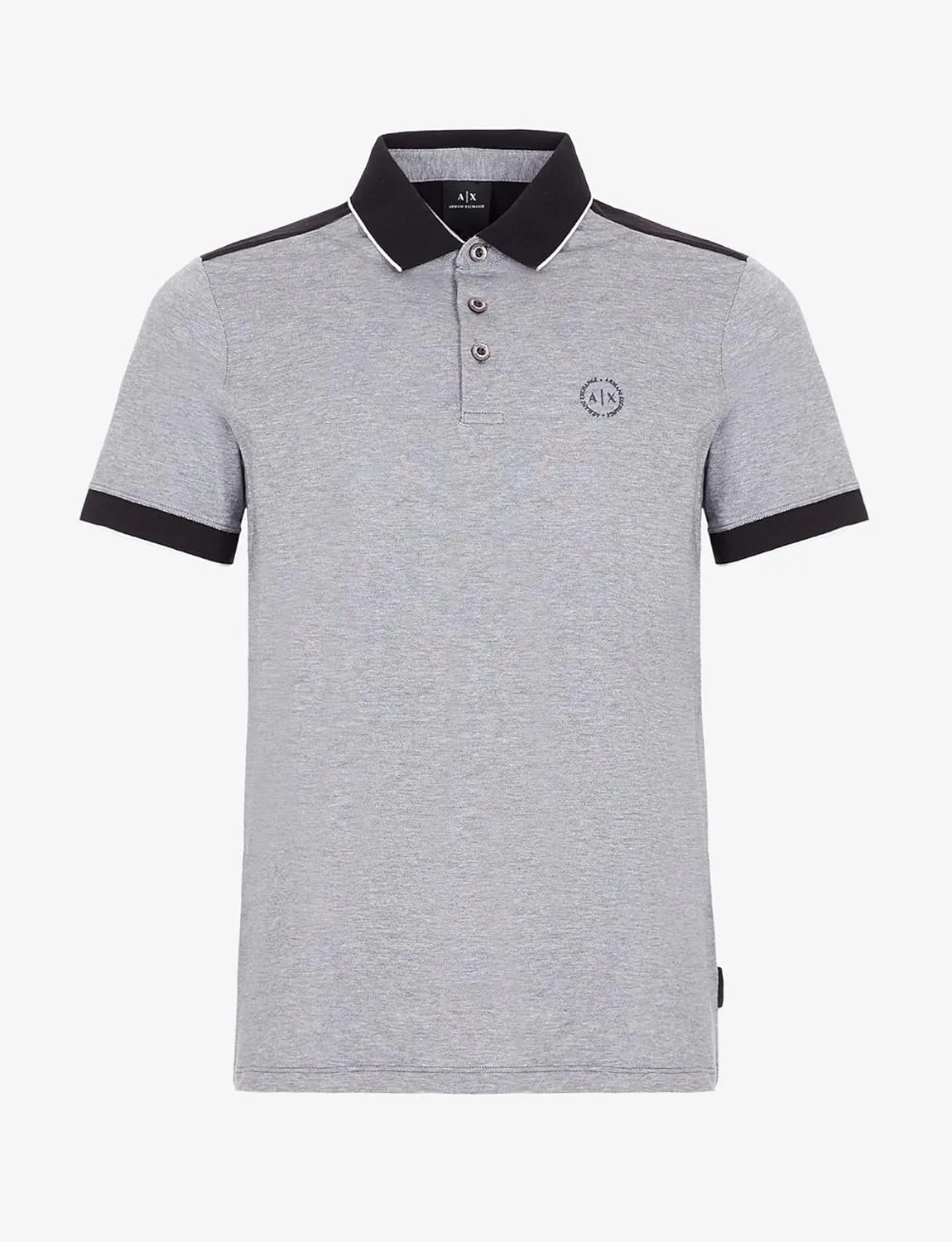 Armani Exchange Two-Toned Button-Down Polo