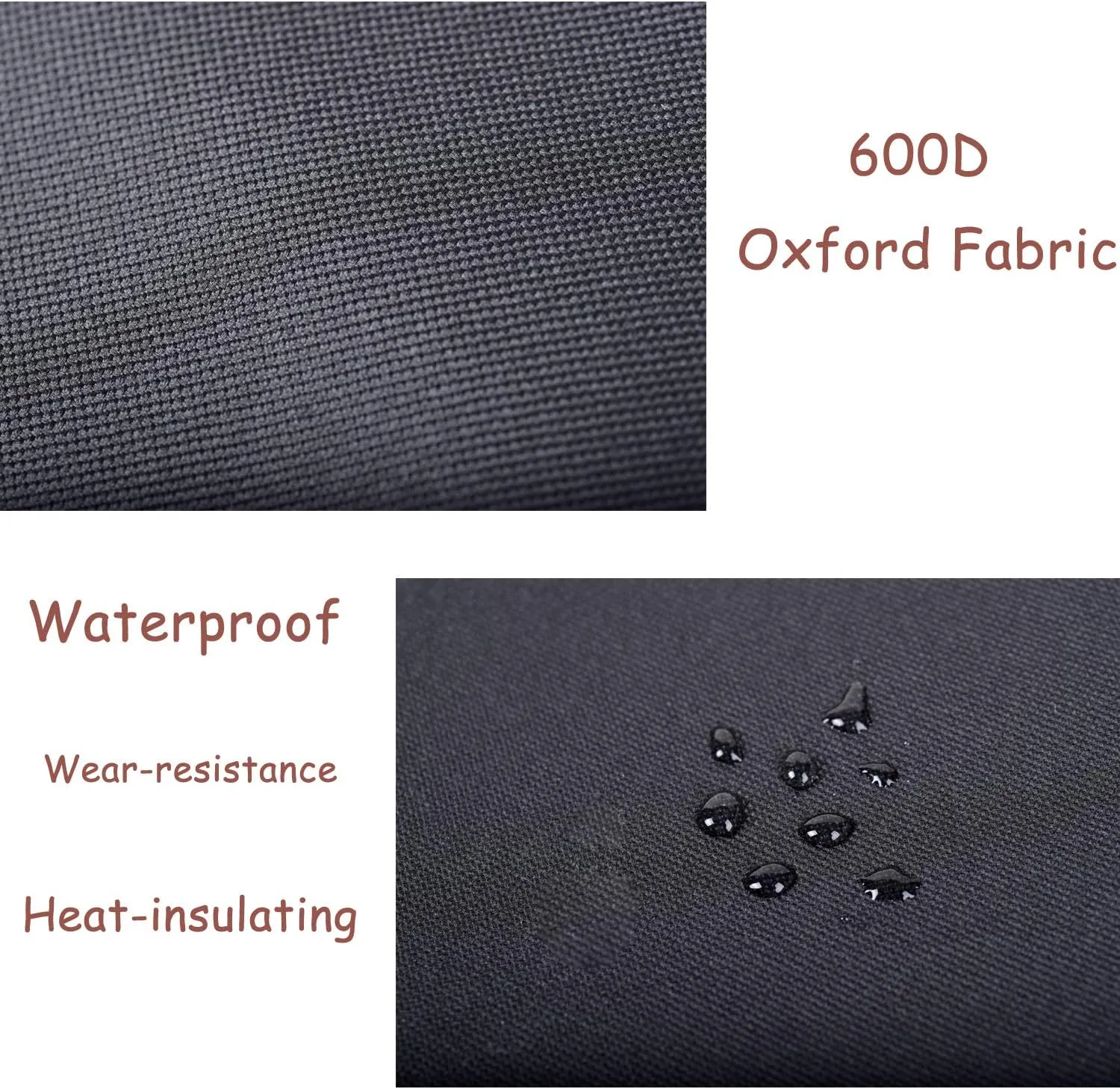 Backflow Preventers Protection 30”W x 26”H Backflow Winter Cover Insulated Cover Pouch for Winter Pipe Freeze Protection,Water Sprinkler Valve Box and Controller (24Wx24H, Black)
