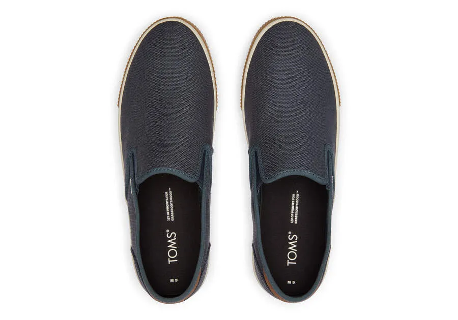 Baja Slip On Dark Grey Heritage Canvas