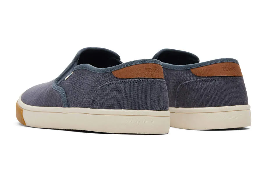 Baja Slip On Dark Grey Heritage Canvas