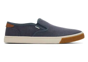 Baja Slip On Dark Grey Heritage Canvas