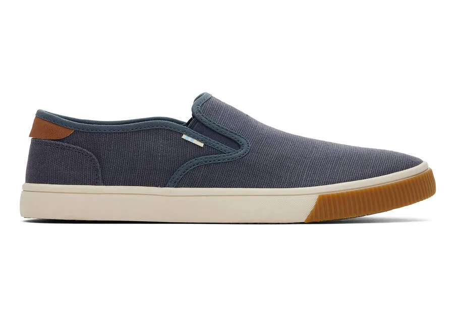 Baja Slip On Dark Grey Heritage Canvas