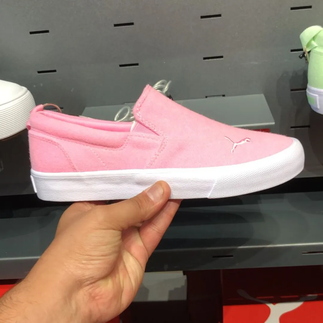 Bari Terry Slip-On Pink