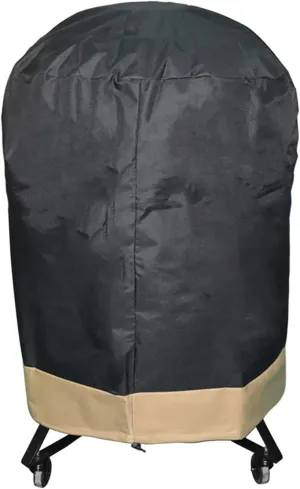 BBQ Grill Cover Fits for Kamado Joe Classic, Large Big Green Egg,Large Grill Dome,Louisiana K22 and most 18" or 22" Kamado Grill, Not for 24" Kamado Grill, Measurement 29.5"Dia X 34"H