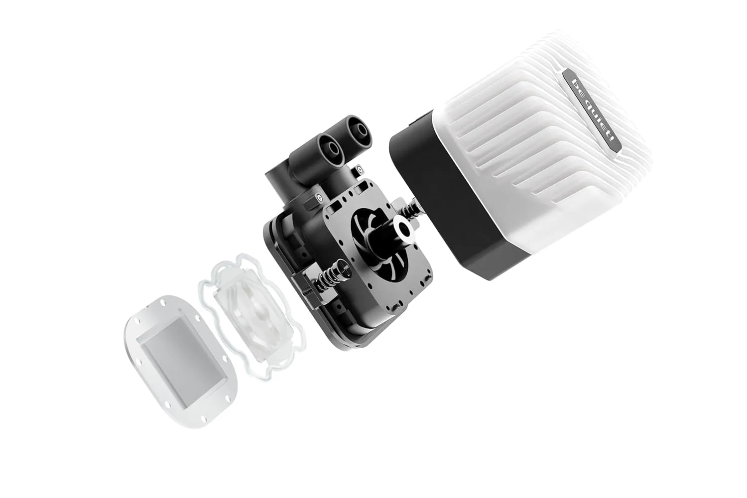 be quiet! Light Loop 360mm | All in One Water Cooling System | Customizable ARGB CPU Cooler with Hub | Quiet Water Cooler | Black | BW022