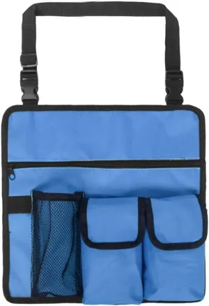 Beach Chair Armrest Bag Oxford Chairs Hanging Storage Pouch Handy Pocket Waterproof Armrest Beside Caddy Tote Shoulder Side Bag Folding Walker Bag with 4 Pockets for Outdoor Camping Beaching Fishing