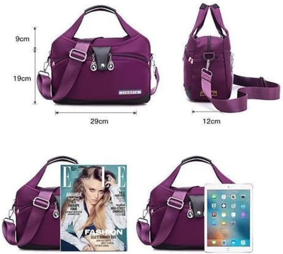 Beautifuldeer Anti Theft Handbag, Fashion Anti-Theft Handbag, Crossbody Handbag 2 in 1, Zipper Multi-Layer