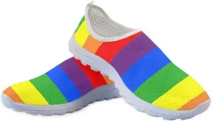 Belidome Slip On Sneakers Clipper Shoes for Women Men Casual Comfortable Walking Running Footwear