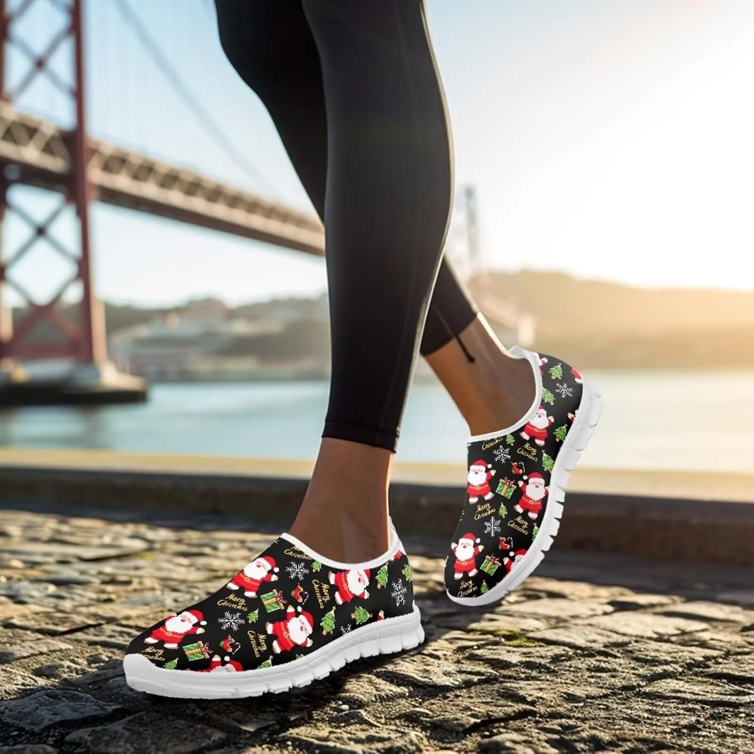 BIGCARJOB Sneaker for Women Slip-on Walking Shoes Road Running Shoes Comfortable Athletic Sock Shoes