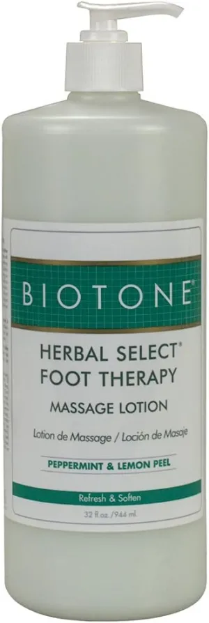 Biotone Herbal Foot Massage Lotion, 32 Ounce