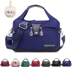 Blaciokamith Tote Bag, Blaciokamith Soft Side Lightweight Underseat Tote Bag, Fashionable Simple Messenger Bag, for Womens