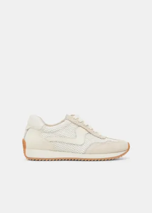 B.NTCD White Woven Mesh Sneaker