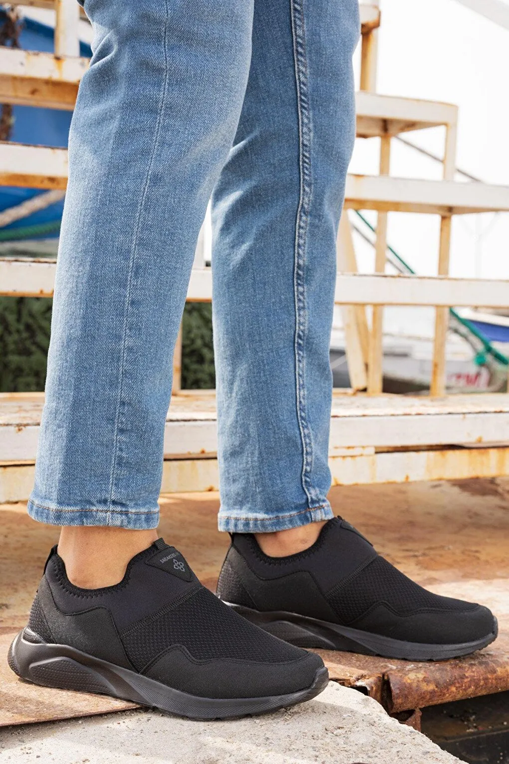 BODE 3FX Black Men's Slip On