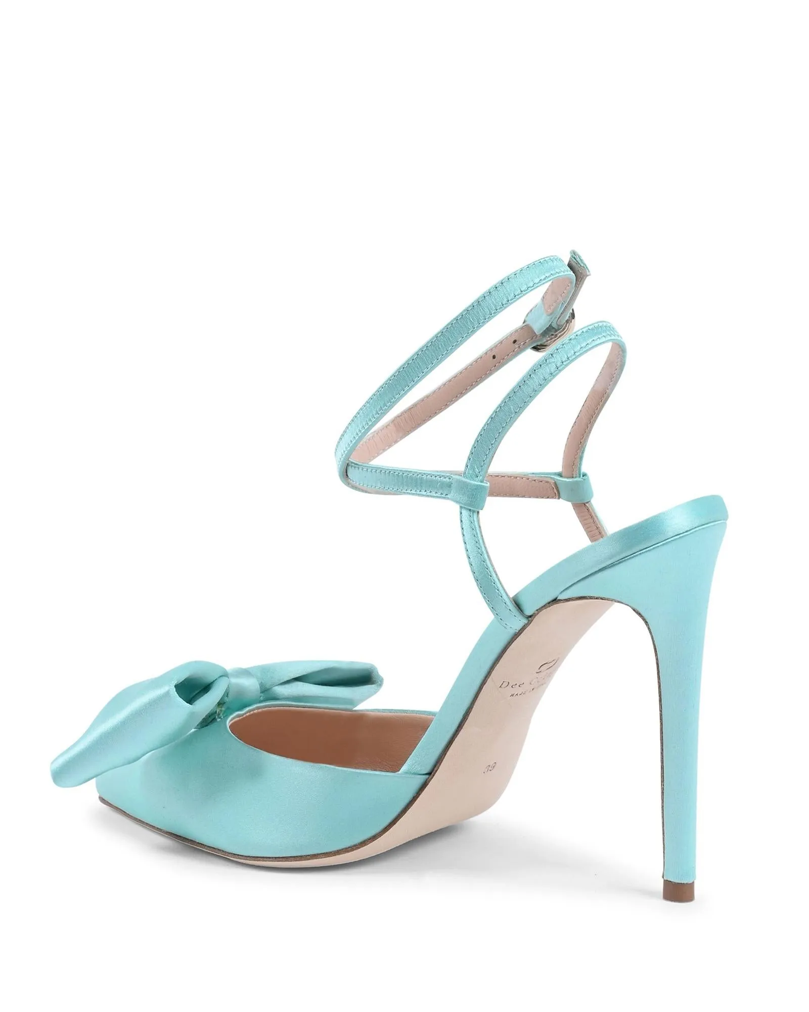 Bow Slingback Pump Aqua