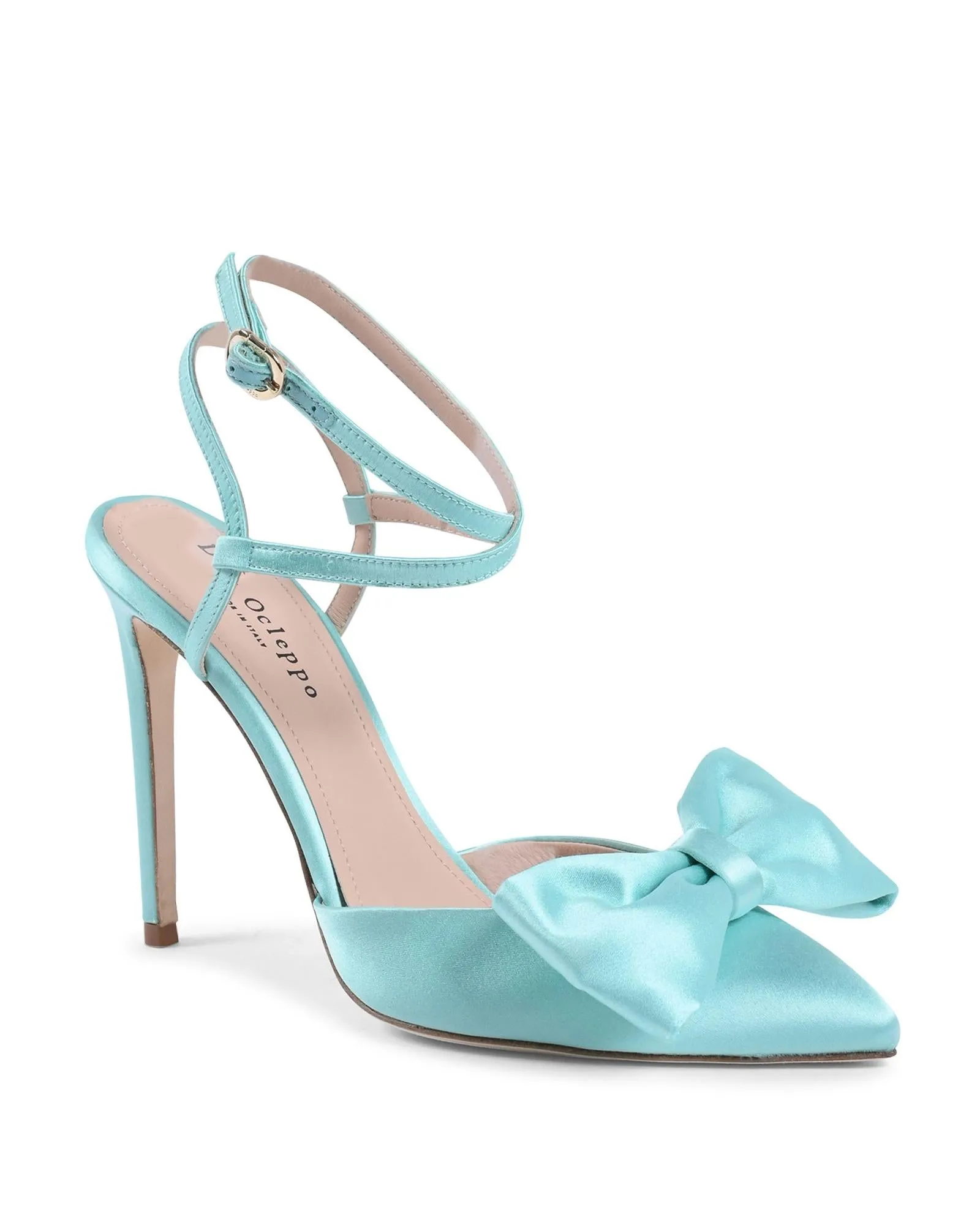 Bow Slingback Pump Aqua