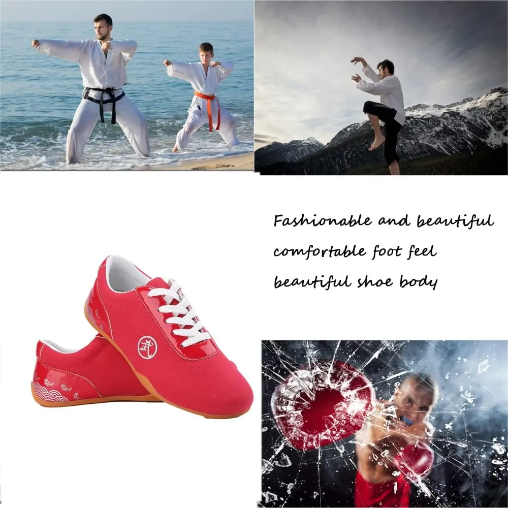 Boxing Karate Kung Fu Tai Chi Shoes,Slip-on Style, Casual,Suitable for Indoor/Outdoor use,
