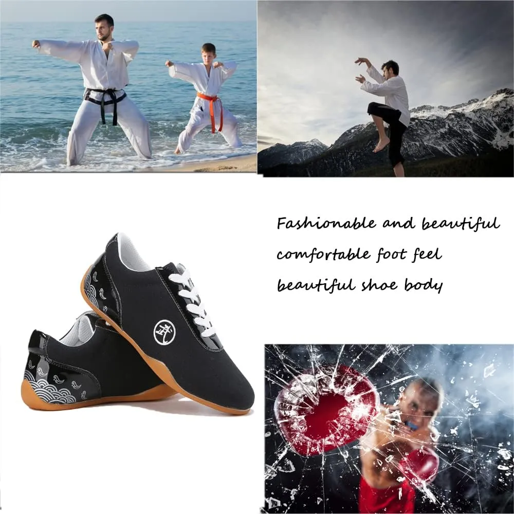 Boxing Karate Kung Fu Tai Chi Shoes,Slip-on Style, Casual,Suitable for Indoor/Outdoor use,