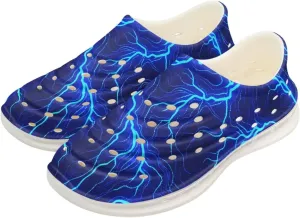 Boys and Girls Lightweight Slip On Sneaker Water Sandals Cartoon Print Garden Clogs for Beach Pool