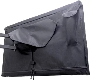 Bozzcovers Outdoor TV Cover 48, 49, 50 inch -WITH ZIPPER, Weatherproof, Waterproof 360 degrees protection, Soft Non Scratch Interior - Black