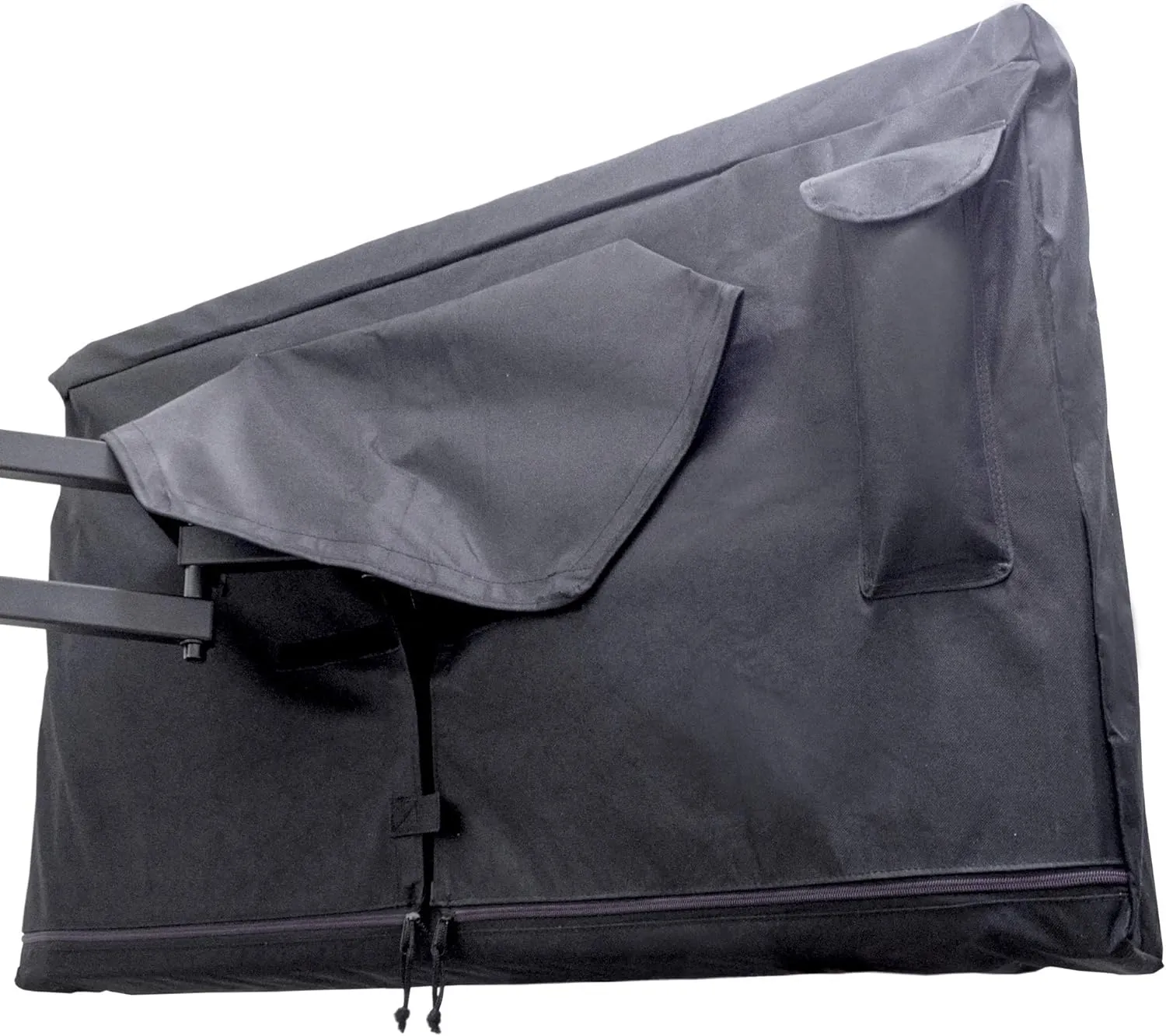 Bozzcovers Outdoor TV Cover 48, 49, 50 inch -WITH ZIPPER, Weatherproof, Waterproof 360 degrees protection, Soft Non Scratch Interior - Black