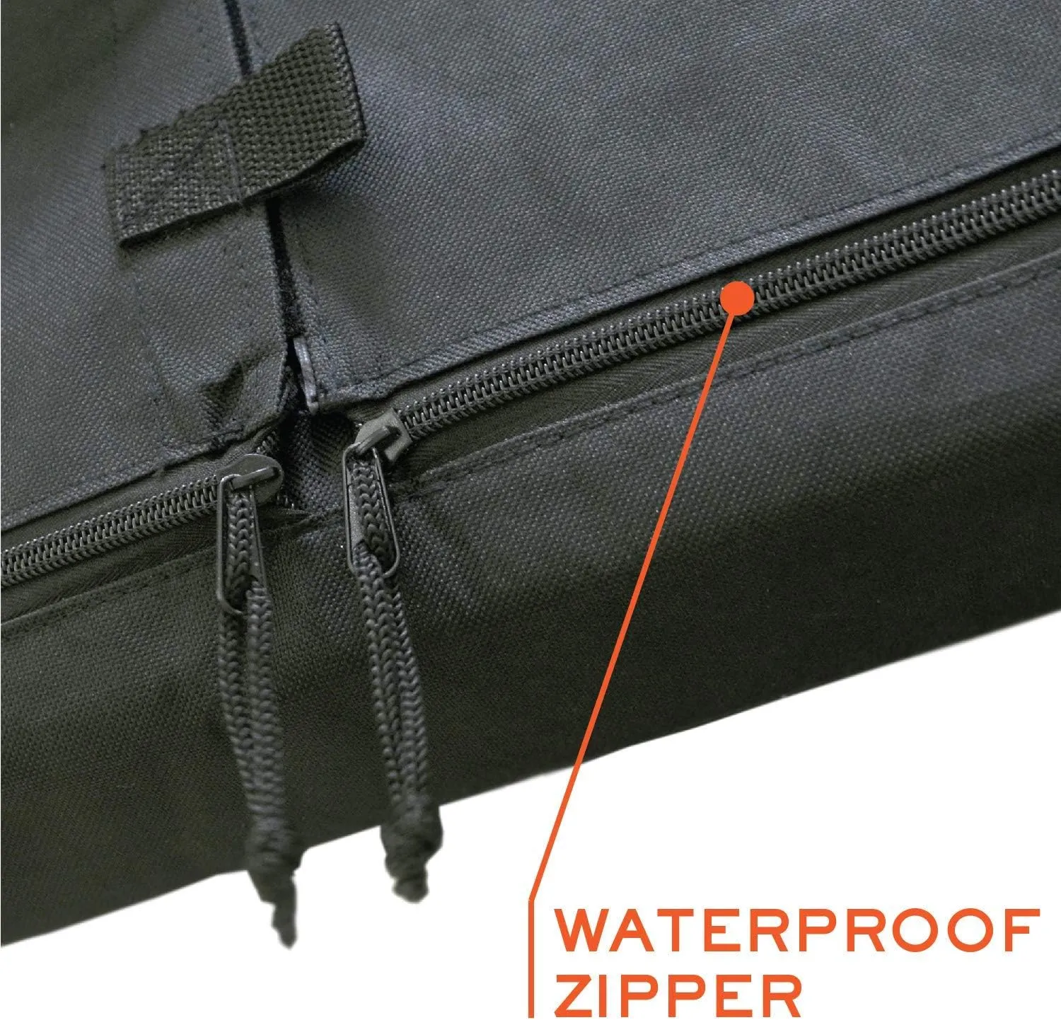 Bozzcovers Outdoor TV Cover 48, 49, 50 inch -WITH ZIPPER, Weatherproof, Waterproof 360 degrees protection, Soft Non Scratch Interior - Black