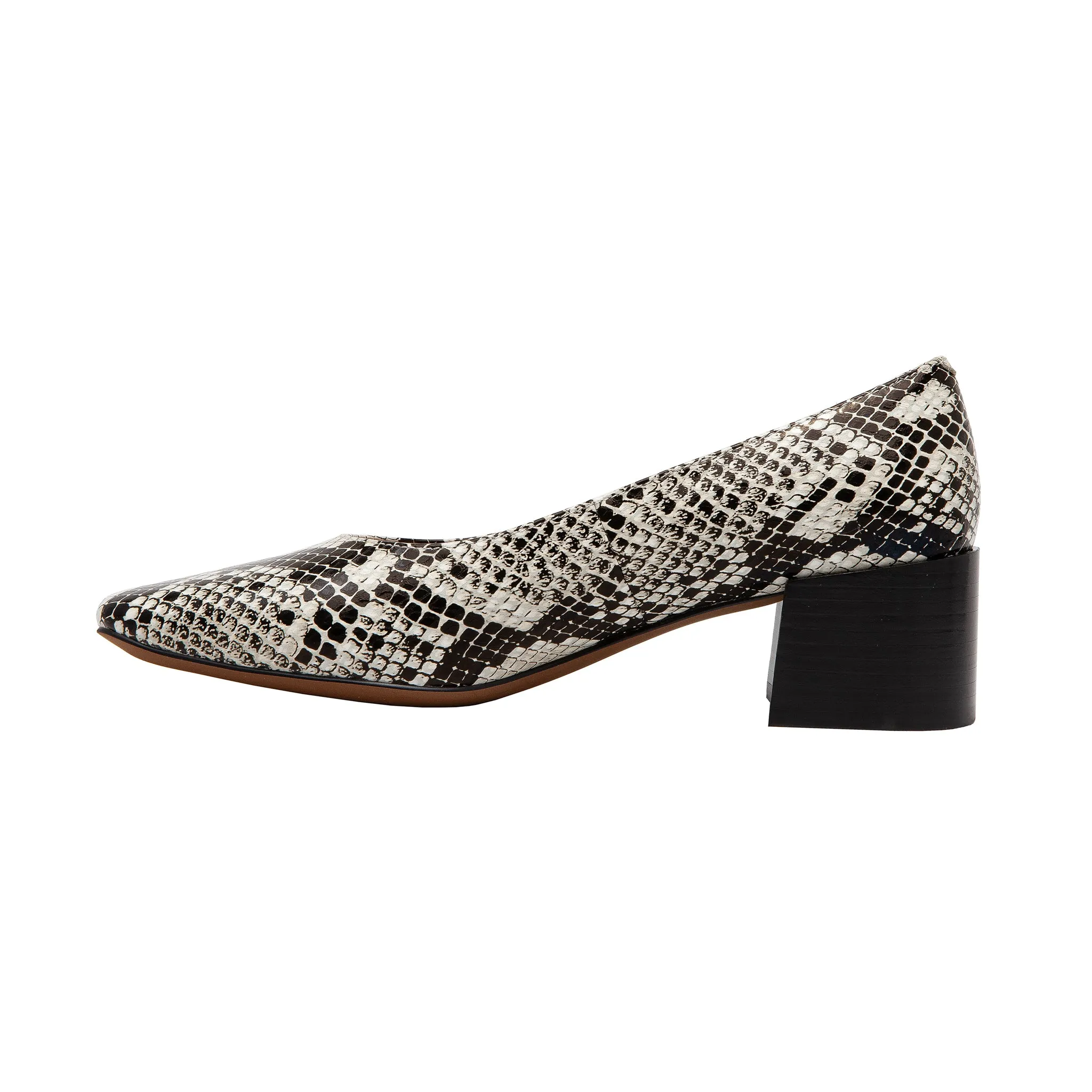 BRYN II | Square Toe Block Heel Pumps