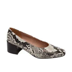 BRYN II | Square Toe Block Heel Pumps