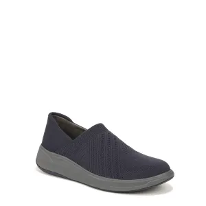 BZees Womens Triumph Slip-On Sneaker Navy 8 M