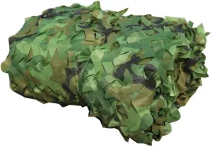 Camouflage Woodland Netting,Lightweight Oxford Fabric Durable Camo Net, Army Camo Net Camping Mesh Netting Hide Cover for Camping Military Hunting Shooting Sunscreen Nets(Color:,Size:1.5X2M(5X6.5ft))
