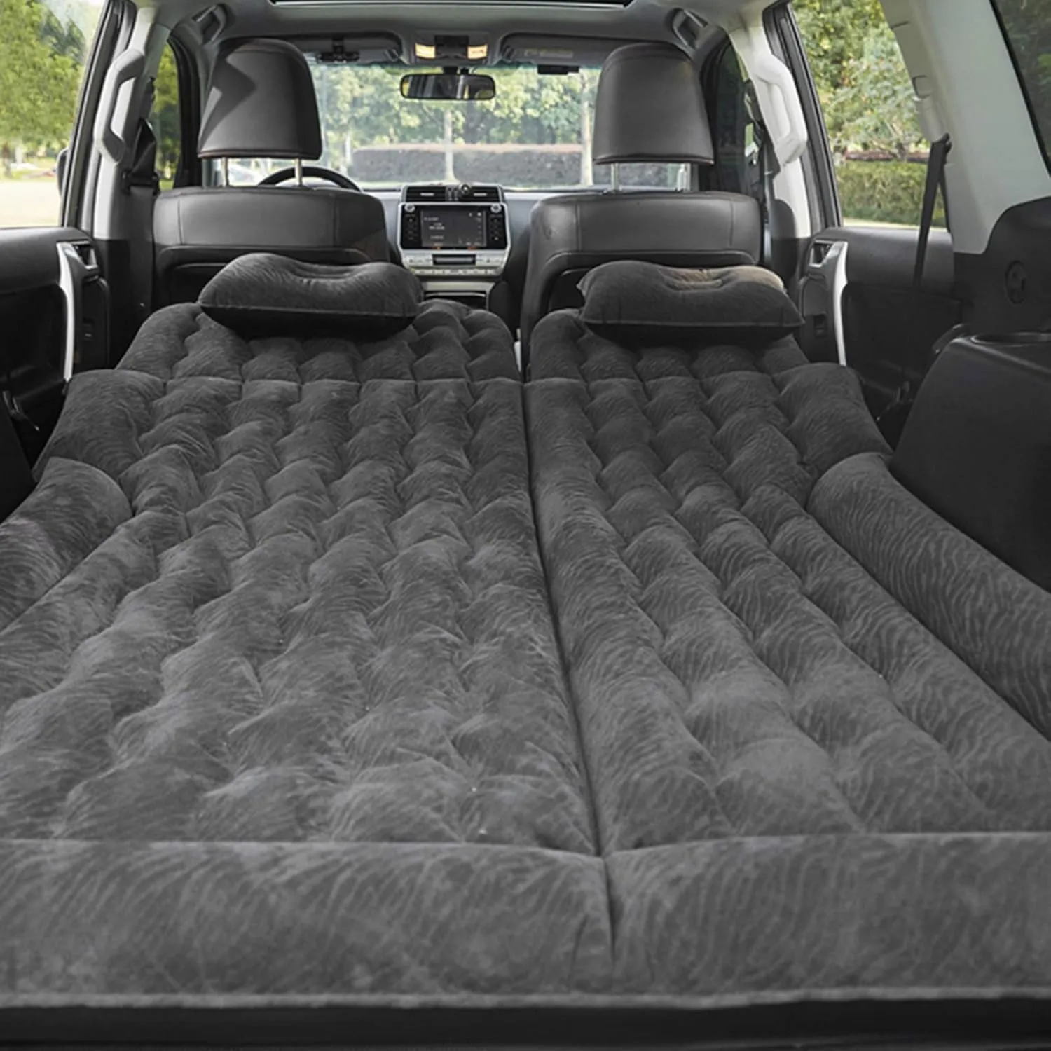 Car Air Mattress for Dodge Journey 2008-2013 2014 2015 2016 2017 2018 2019 2020, Car Mattress Inflatable Bed Portable Foldable with Pillow Camping Travel Car Accessories,Black