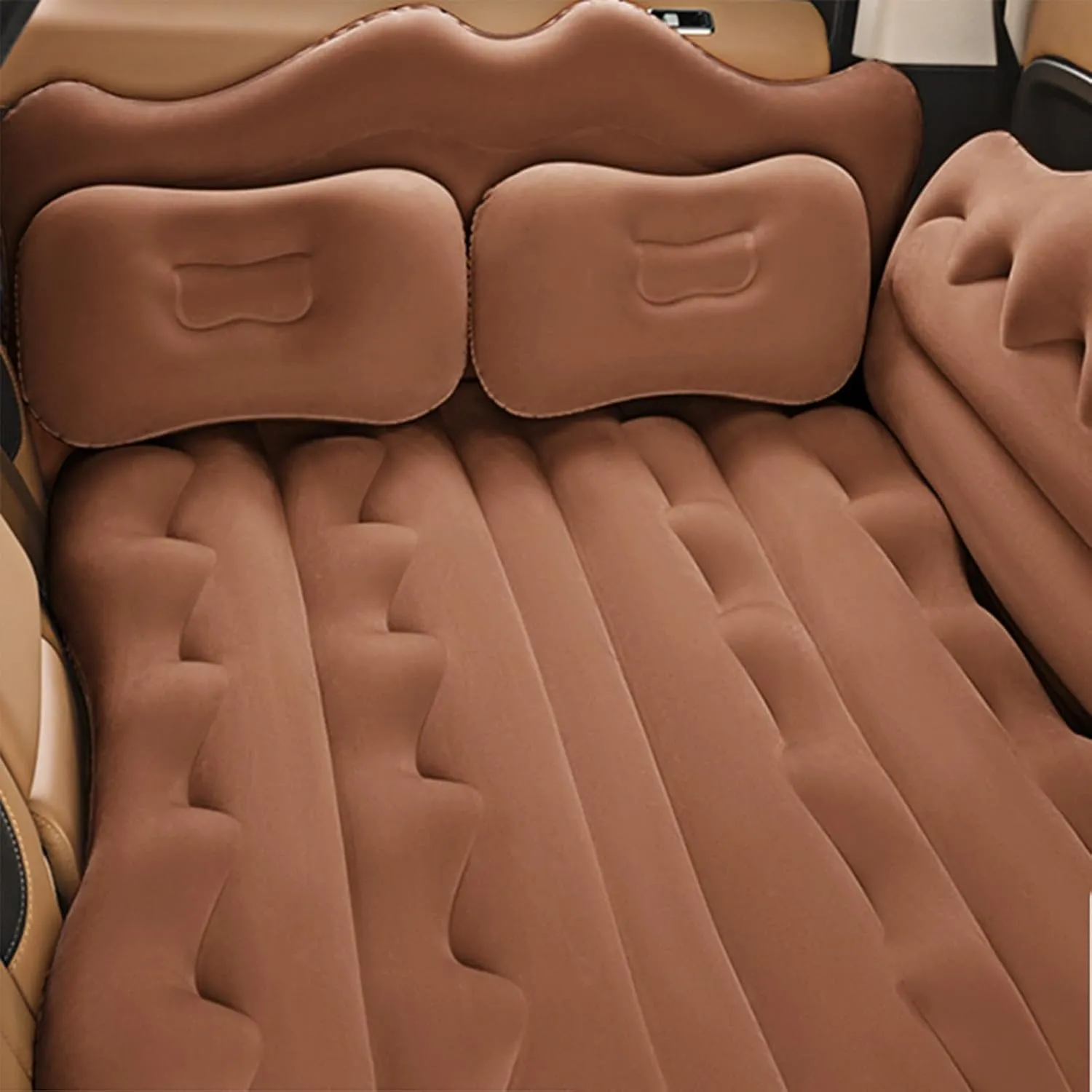 Car Air Mattress for Hyundai New Santafe 5seats 2006 2007 2008 2009 2010 Thickened Durable Car Camping Air Mattress Bed with Air Pump Inflatable Sleeping Mat,D