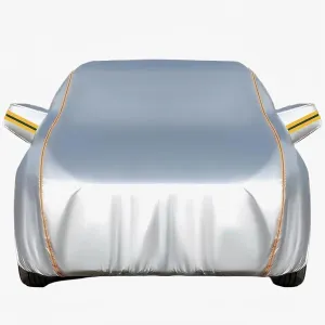 Car Cover for DeTomaso Pantera 1971-1974, Waterproof Car Cover All Season Scratch Protector Windproof Flame Retardant Breathable Durable Garage with Zipper Outdoor Car Tarpaulin