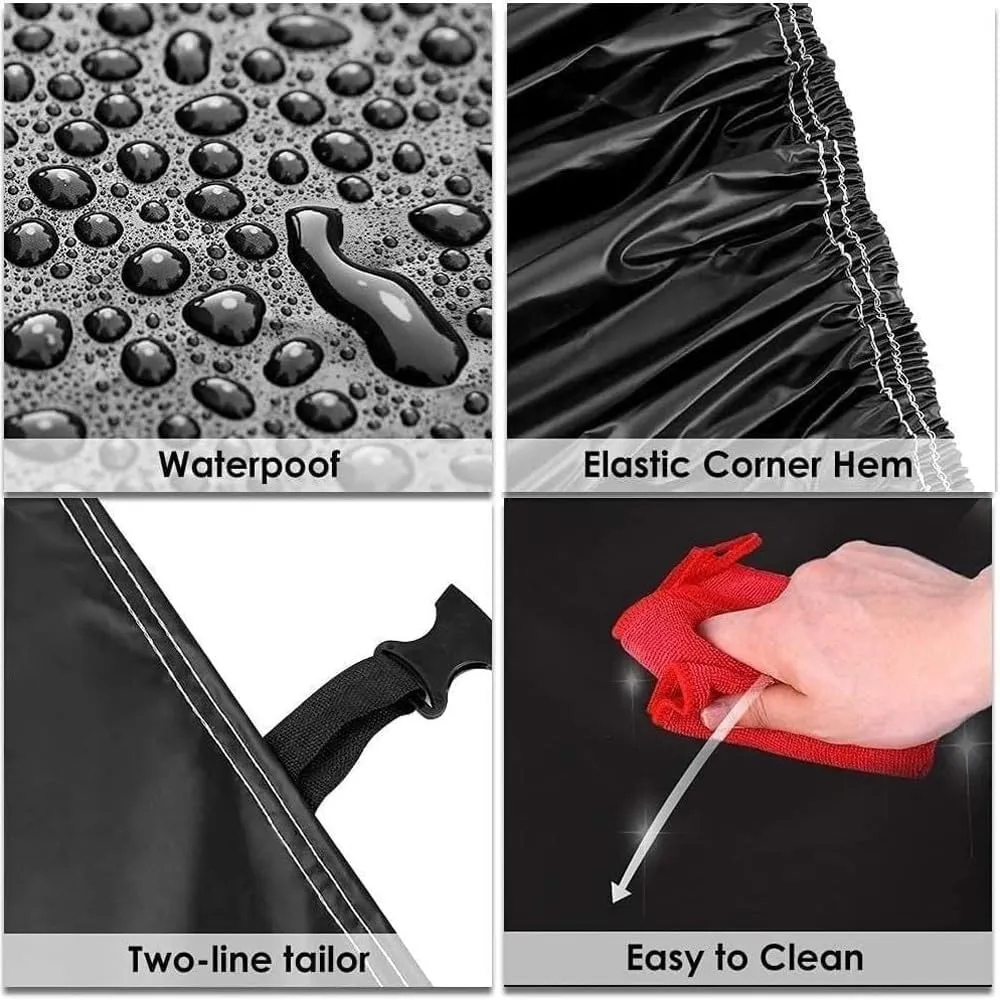 Car Cover for DeTomaso Pantera 1971-1974, Waterproof Car Cover All Season Scratch Protector Windproof Flame Retardant Breathable Durable Garage with Zipper Outdoor Car Tarpaulin