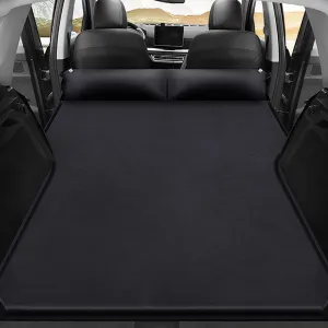 Car Inflatable Mattress for Hyundai Palisade 7-Seater 2020 2021 2022 2023 2024 2025 Portable Air Sleeping Bed with Pillow Camping Travel Cot Inflatable Trunk Sleeping Pad,Black
