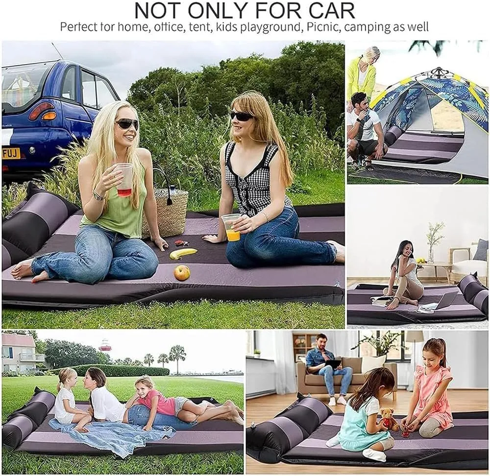 Car Inflatable Mattress for Mercedes Benz GLC 300 GLC 350e GLC 43 AMG 2024 2023 Self Inflating Sleeping Pad Thickened Air Bed Cushion Camping Travel Mattress Multifunctional,Green