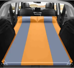 Car Inflatable Mattress, for Toyota RAV4 2013-2018 Outdoor Camping Travel Portable Sleeping Pad AdjustableWear Resistant, Auto Accessories,E-Orange