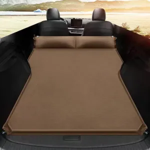 Car Inflatable Mattress, for Toyota Sienna 2021-2024 Outdoor Camping Travel Portable Sleeping Pad AdjustableWear Resistant, Auto Accessories,C-Brown